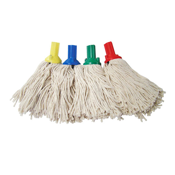 PY MOP HEADS WITH PLASTIC COLOUR CODED FITTINGS
