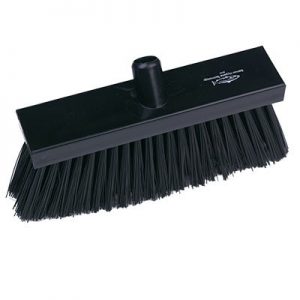 Stiff 305mm Outdoor Broom - Black