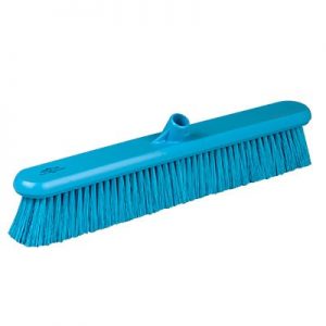 24" Medium Bristle Sweeping Broom - Blue