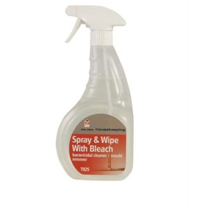 Spray & Wipe with bleach